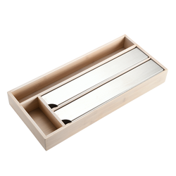 Dozator folie alimentara si hartie, bambus, 42 x 19 cm