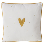 Perna decorativa cu garnitura metalica DILARA, 45 x 45 cm