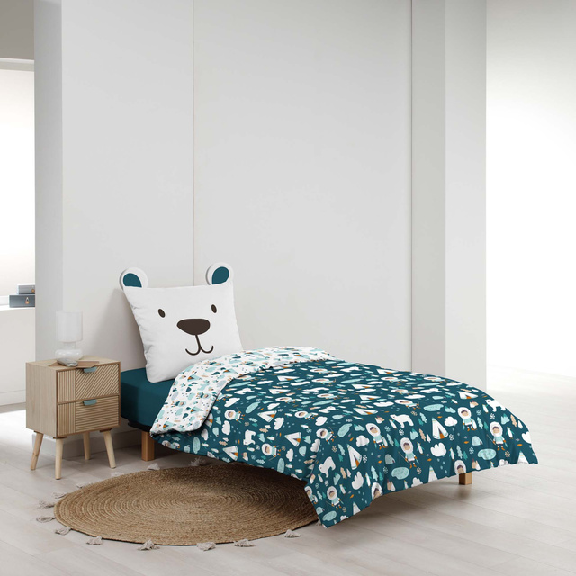 Lenjerie de pat copii 140 x 200 cm ETOILINE, 100% bumbac