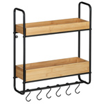 Raft de perete Wenko pe doua niveluri cu umerase LOFT