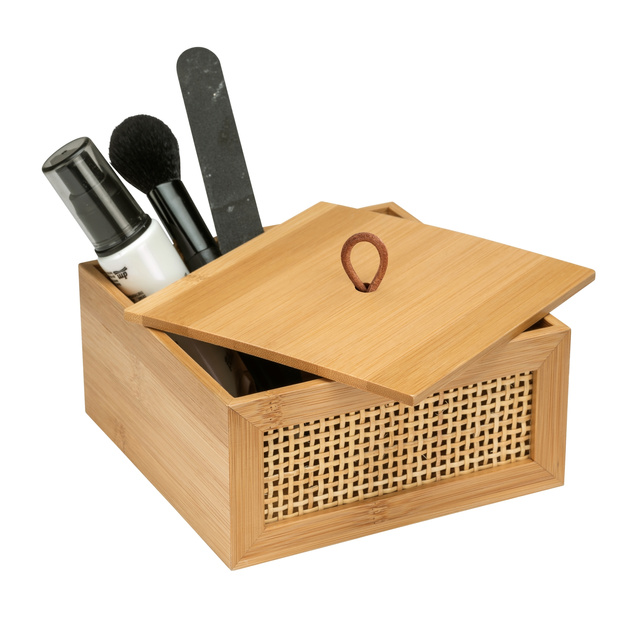 Cutie cosmetice ALLEGRE BAMBOO, 15 x 7 x 15 cm, WENKO