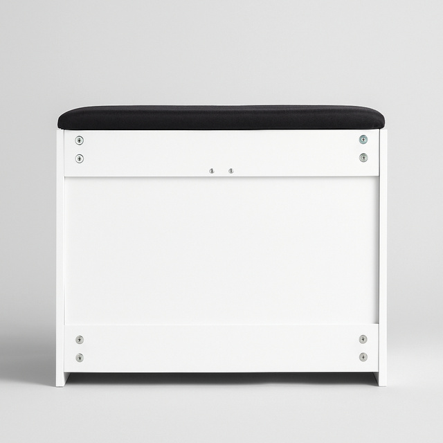 Dulap pentru pantofi cu loc de șezut și rafturi retractabile VAULT, 57 x 30 x 53 cm