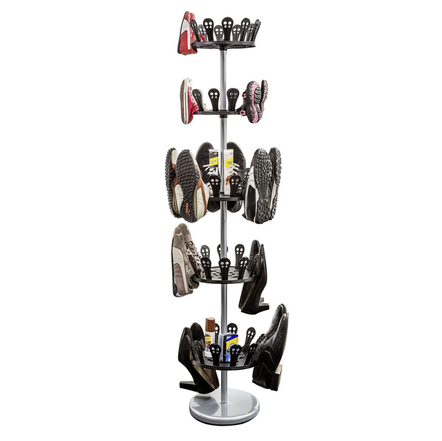 Suport pentru incaltaminte, rotativ, 30 de perechi