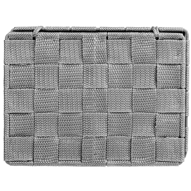 Organizer cu capac ADRIA, recipient pentru baie, WENKO, gri