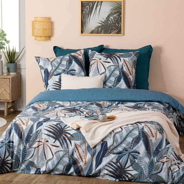 Lampa de masa in stilul boho LIBY, abajur din bambus, 28 cm