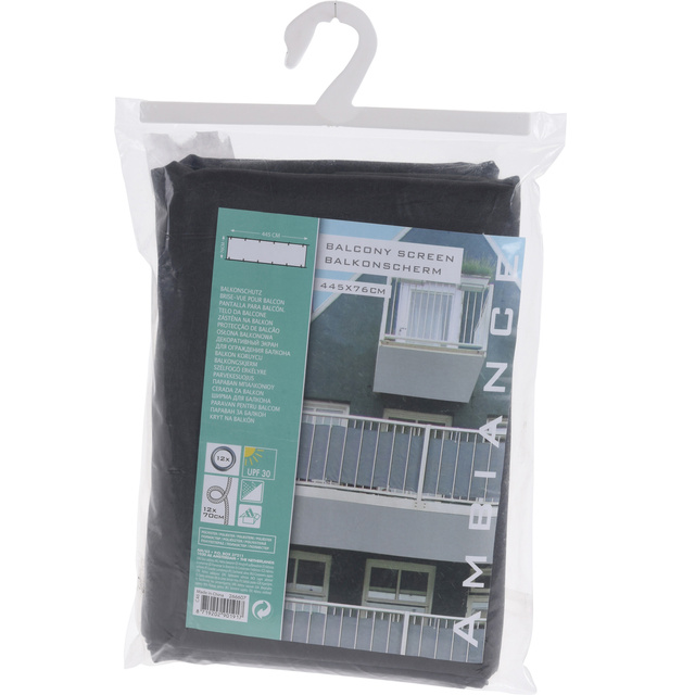 Husa pentru balcon din poliester, 445 x 76 cm