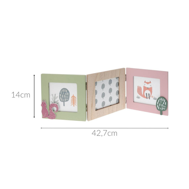 Rama pentru trei fotografii Forest, MDF