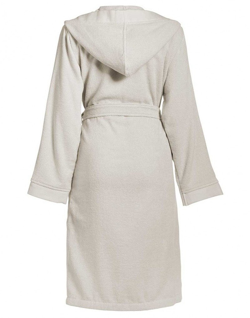 Rochie de baie pentru femei sau bărbați, de culoare crem, din bumbac frotte, Essenza, L