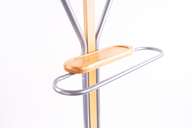 Umeraș pentru costum, haine - 30x44x108 cm, ZELLER, maro deschis