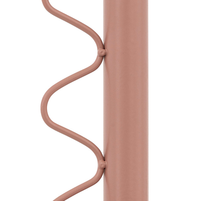 Suport pentru lumânare din metal BLY H20 -roz