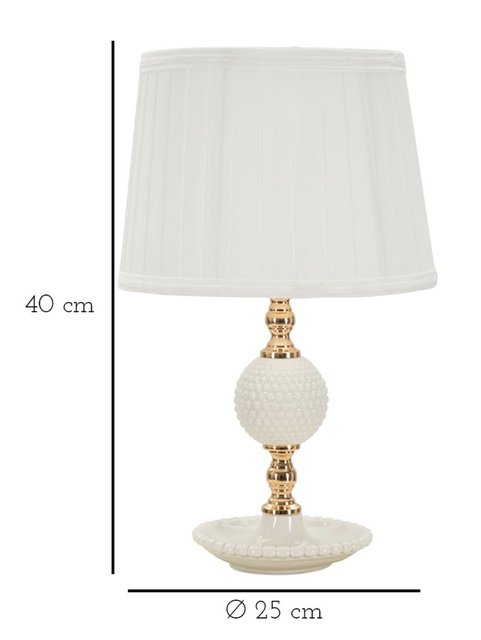 Lampă de noapte cu bază decorativă NAPOLI, 40 cm