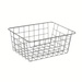 Coș metalic pentru fructe, gri, 24 x 18 x 10 cm