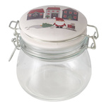 Borcan cu capac din porțelan MONTI, 450 ml