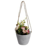 Flori artificiale in ghiveci ROSES, 18 cm