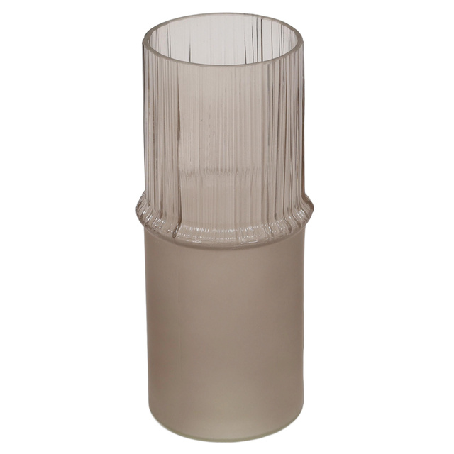 Vază din sticlă tub MATTE, Ø 10,8 x 25 cm