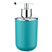 Set accesorii de baie BRASIL, dozator de săpun + perie de toaletă + coș de gunoi 2 l, culoare turcoaz, WENKO