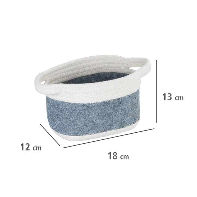 Cos de baie BEA, fetru + poliester reciclat, WENKO