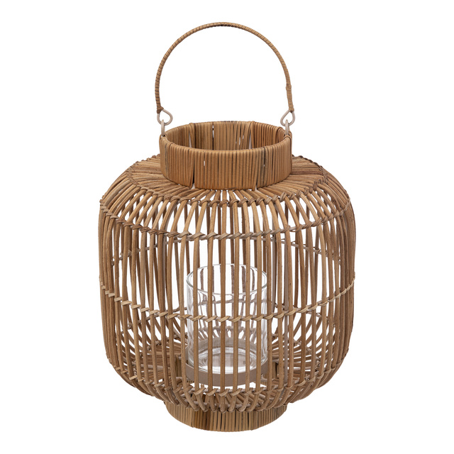 Felinar decorativ din rattan ALI, 30 cm