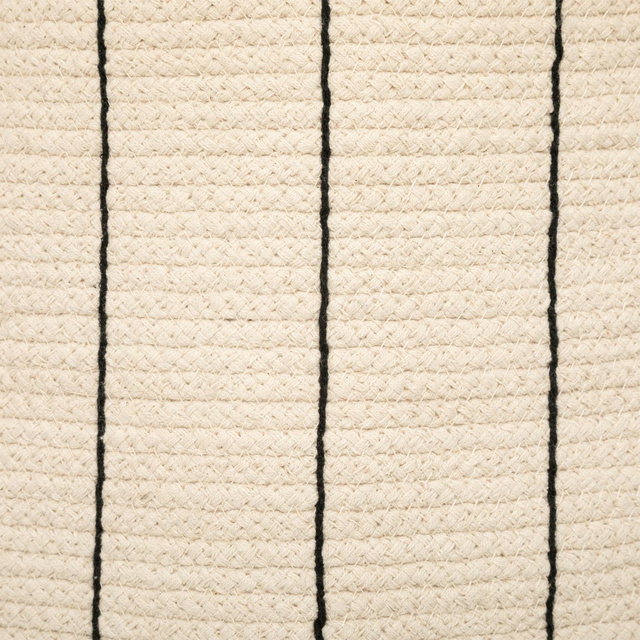 Set 2 coșuri pentru de depozitare Cosy, în dungi, din bumbac