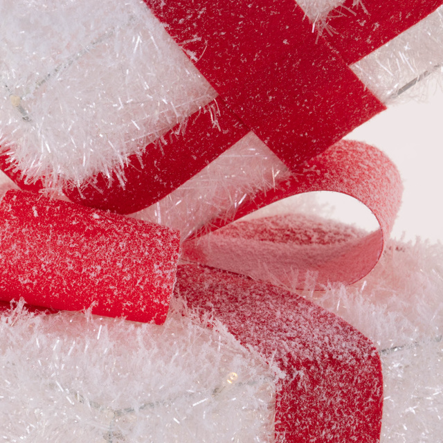 Decorațiune luminoasă stivă de cadouri, 75 cm