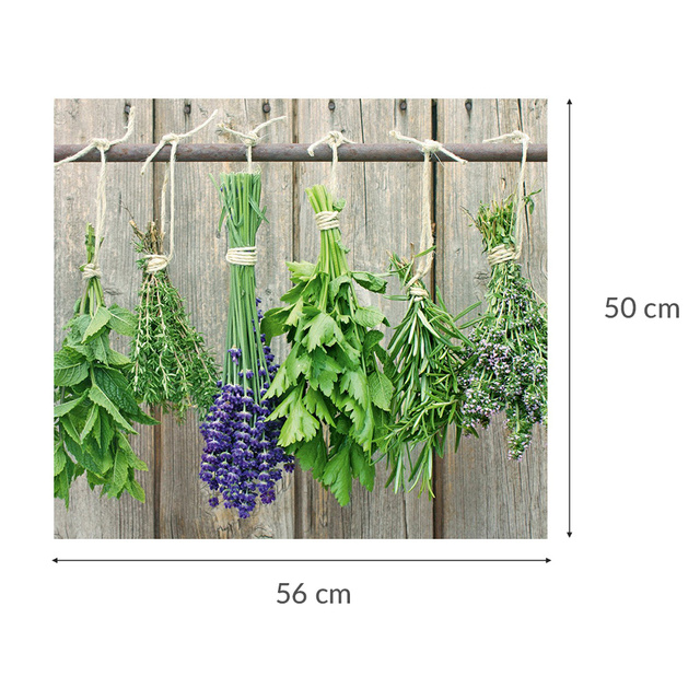 Placă de protecție din sticlă LAWENDA pentru aragaz – mare, ZELLER, model 10