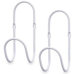 Suport pentru prosoape, 2 buc, 7 x 6 x 15,5 cm