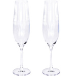 Pahare de sampanie, in relief, 2 bucati