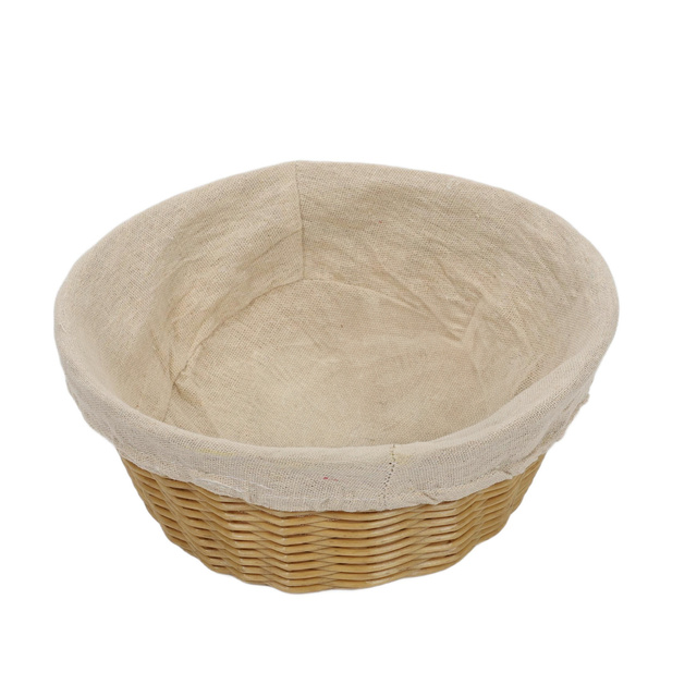 Coș de pâine cu căptușeală din material textil, Ø 25 cm, Kesper