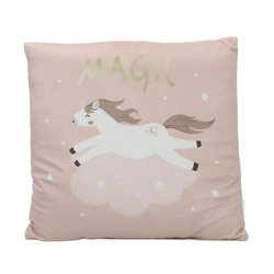 Perna decorativa cu unicorn, 40 x 40 cm