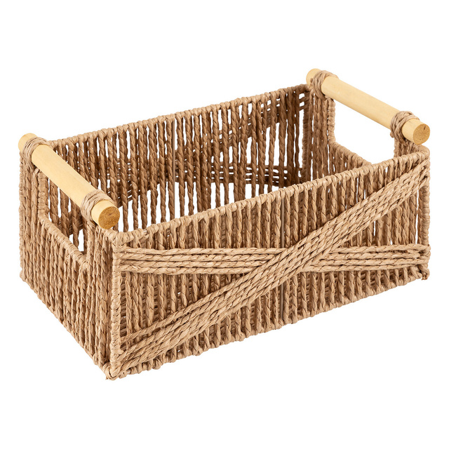 Set de lăzi din lemn natural Eugene x3