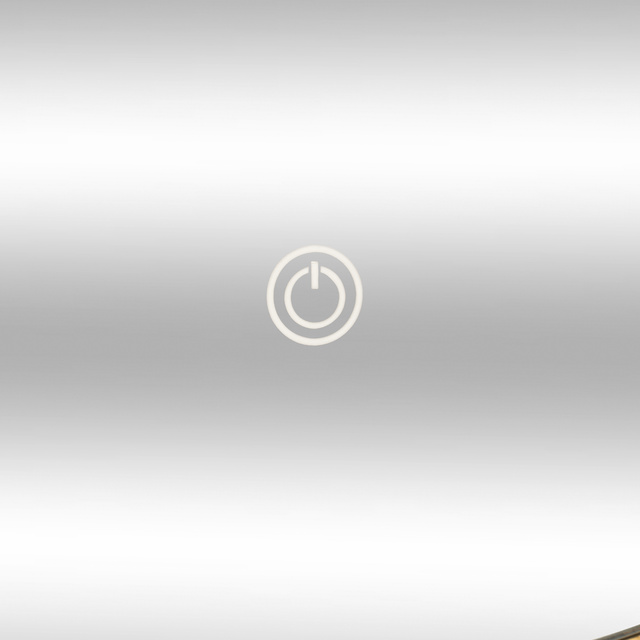 Oglinda de perete cu rama din bambus, rotunda