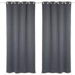 Perdea opaca cu ochiuri 135 x 240 cm, 2 buc.