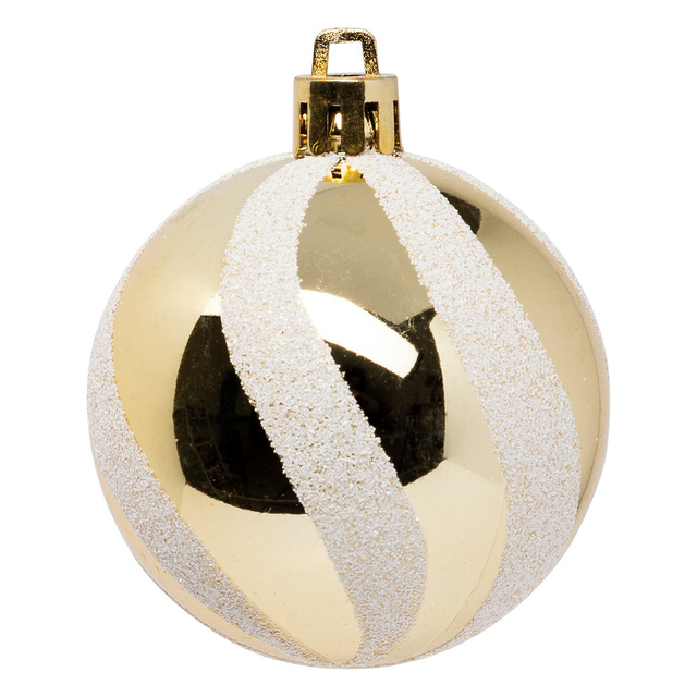 Set globulete aurii, modele diverse, Ø 6 cm