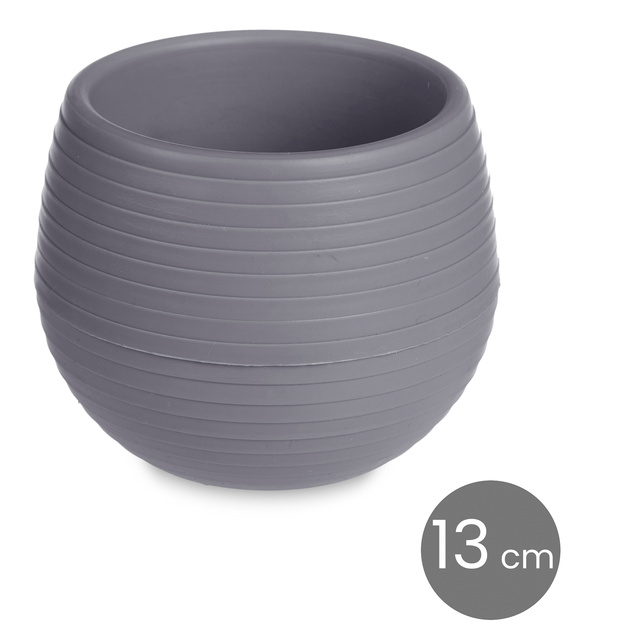 Ghivece de flori cu auto-udare, plastic, 3 buc, Ø 14 cm