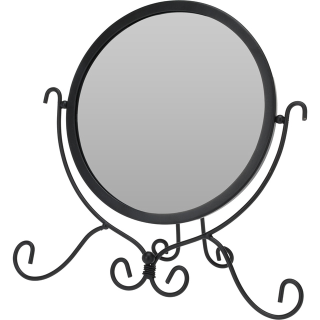 Oglinda de machiaj ROMANTICA, rama metalica, in picioare