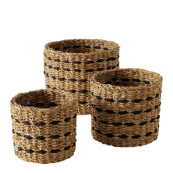 Set coșuri din iută BOKAR, 3 buc.