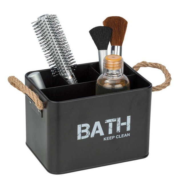 Organizator de baie GARA, negru, Wenko