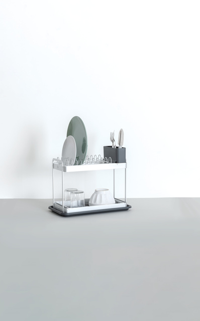 Uscător de vase foarte îngust, 2 niveluri, 42 x 23,2 x 35 cm