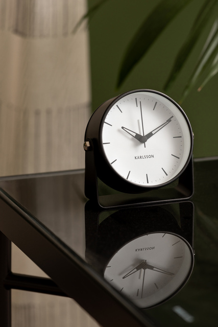 Ceas deșteptător minimalist CALM, Ø 9,5 cm