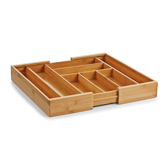 Container extensibil pentru tacâmuri, inserție pentru sertar, 35 - 58 x 43 x 6,5 cm, ZELLER
