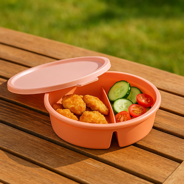 Bol compartimentat cu capac NORA BOX 1,1 l, KOZIOL