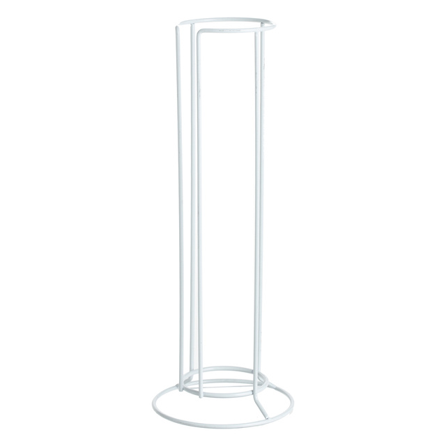 Set 4 cesti ceramice pe suport, 240 ml, motiv vegetal