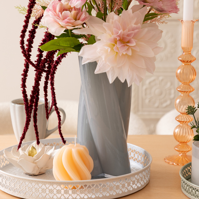 Vază WILD ROMANCE din sticlă, Ø 10,5 cm