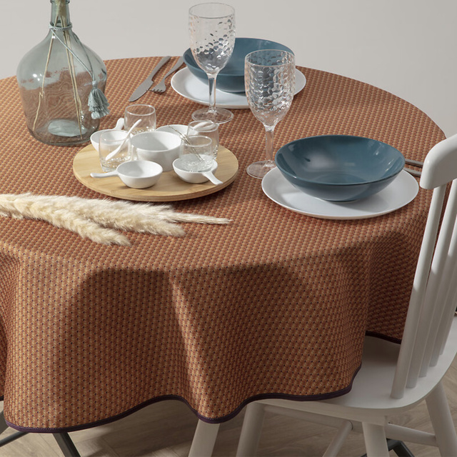 Fata de masa rotunda cu imprimeu, Ø 180 cm