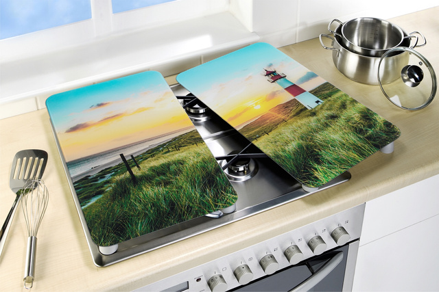 Set 2 plite de protectie pentru aragaz LIGHTHOUSE