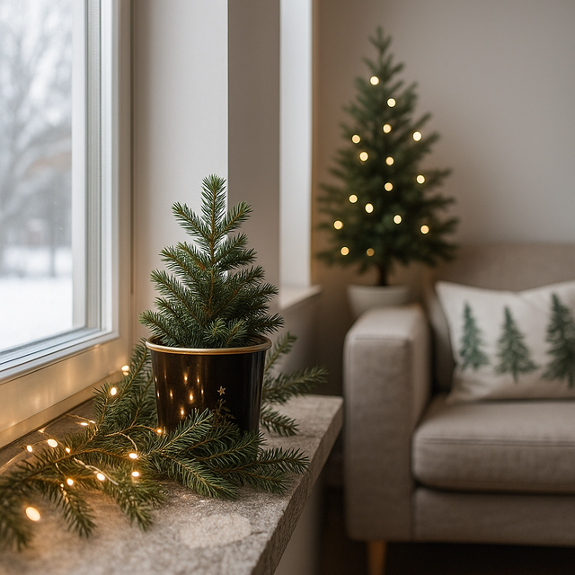 Galetusa de Crăciun din metal, neagra