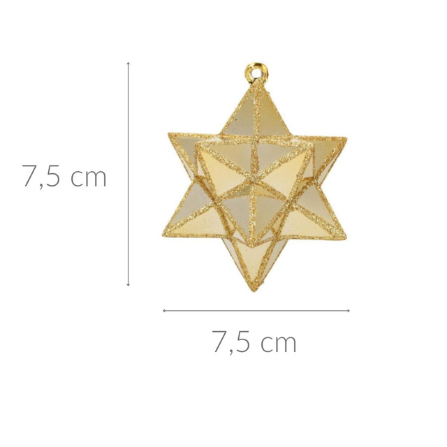 Stele spațiale din plastic, 4 buc, Ø 7,5 cm