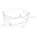 Organizator din plastic transparent, 5 l