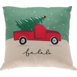 Perna decorativa de Craciun, OFF WHITE, 45 x 45 cm