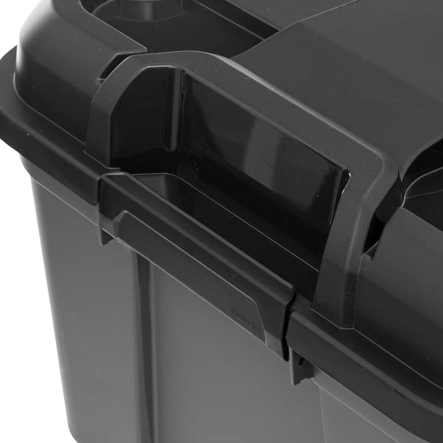 Cutie pe roti cu capac BUNKER, 120 l